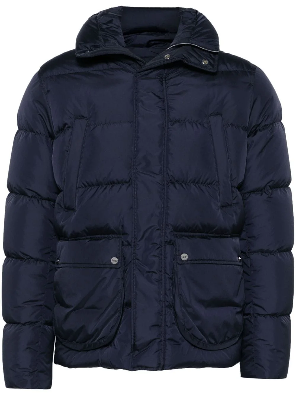 hooded puffer jacket - 1