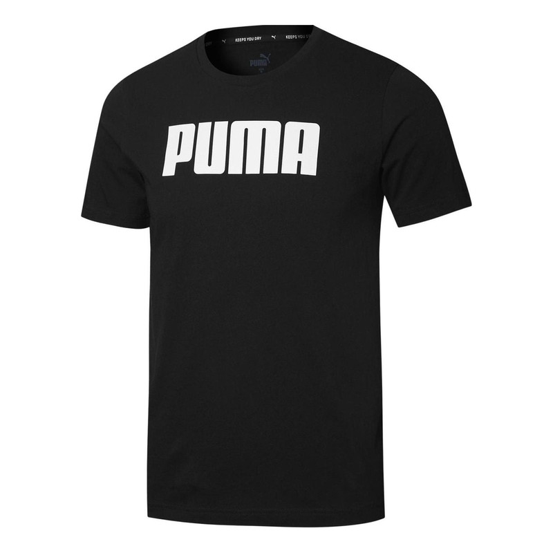 PUMA Active Logo T-Shirt 'Black' 845995-01 - 1