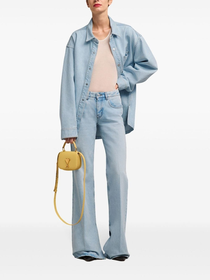 AMI Paris flared-leg cotton jeans outlook