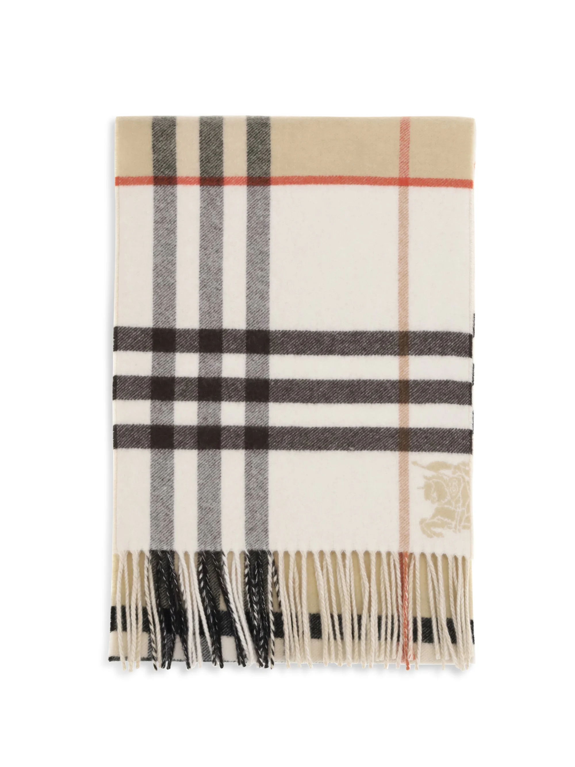 Burberry Men Cashmere Check Scarf - 1