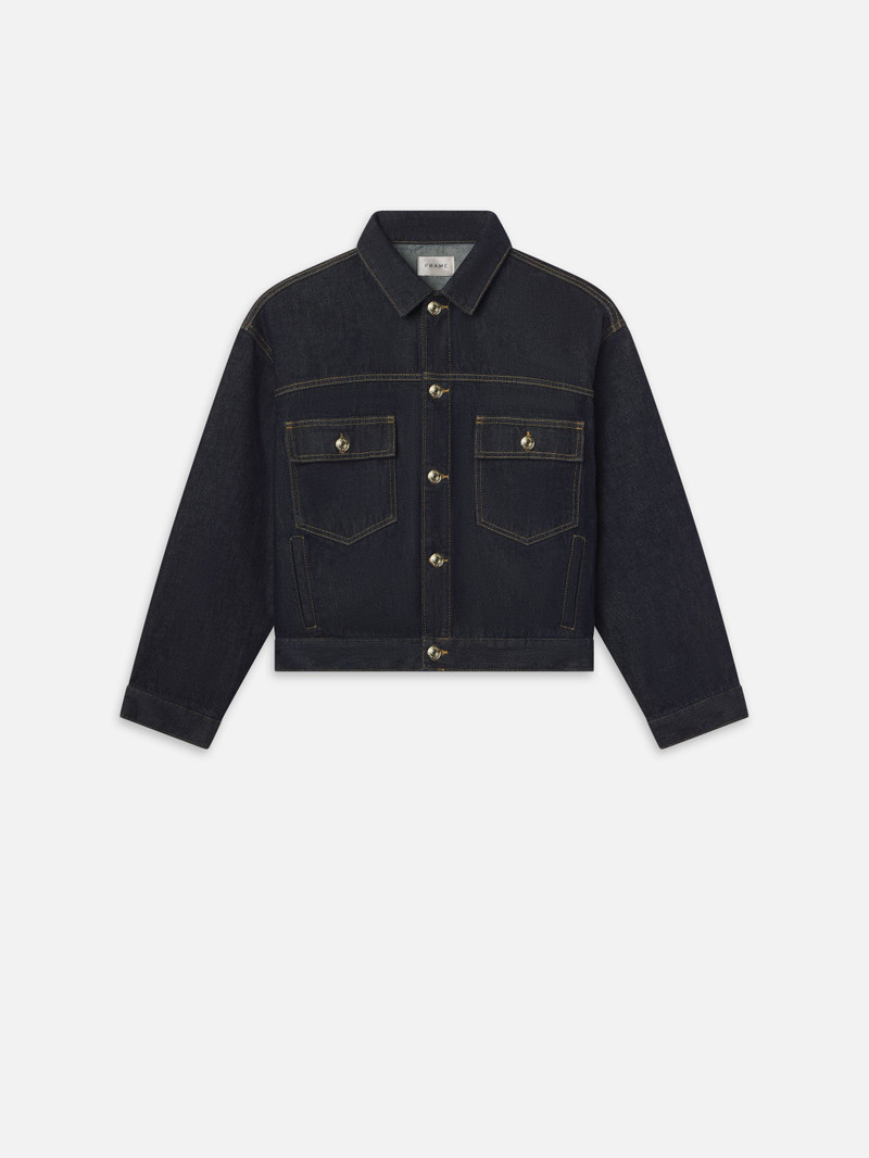 The Boxy Jacket in Rinse - 1