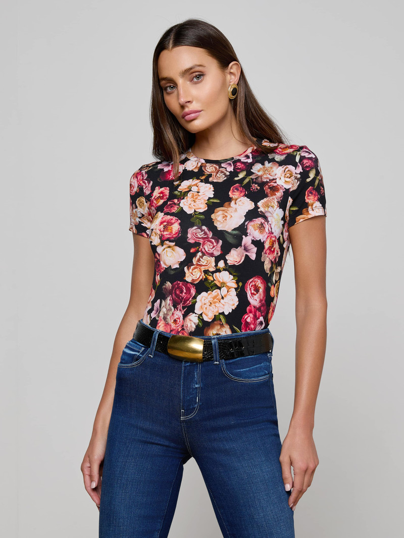 L'AGENCE Ressi Fitted Tee outlook