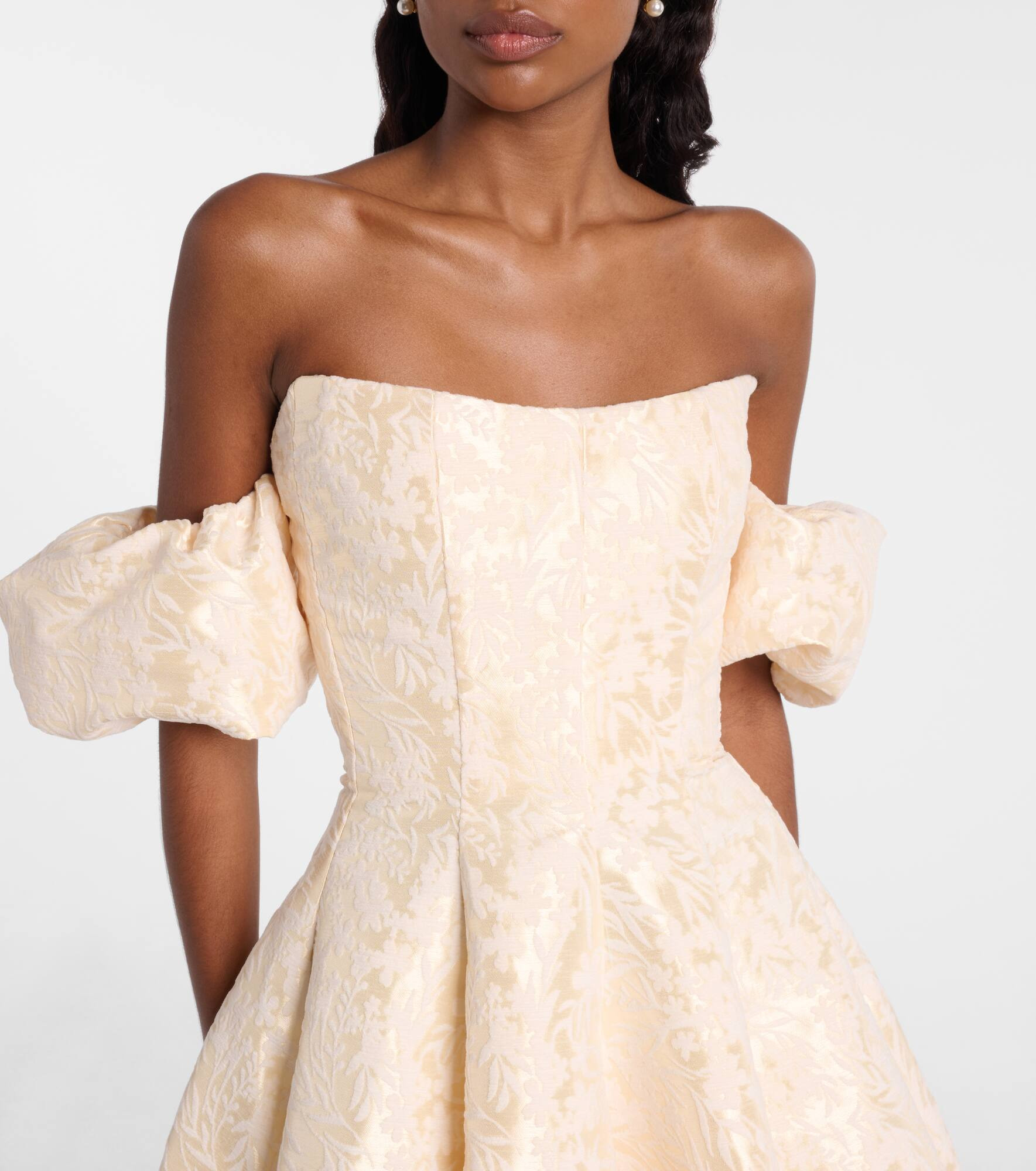 Selene off-shoulder minidress - 4