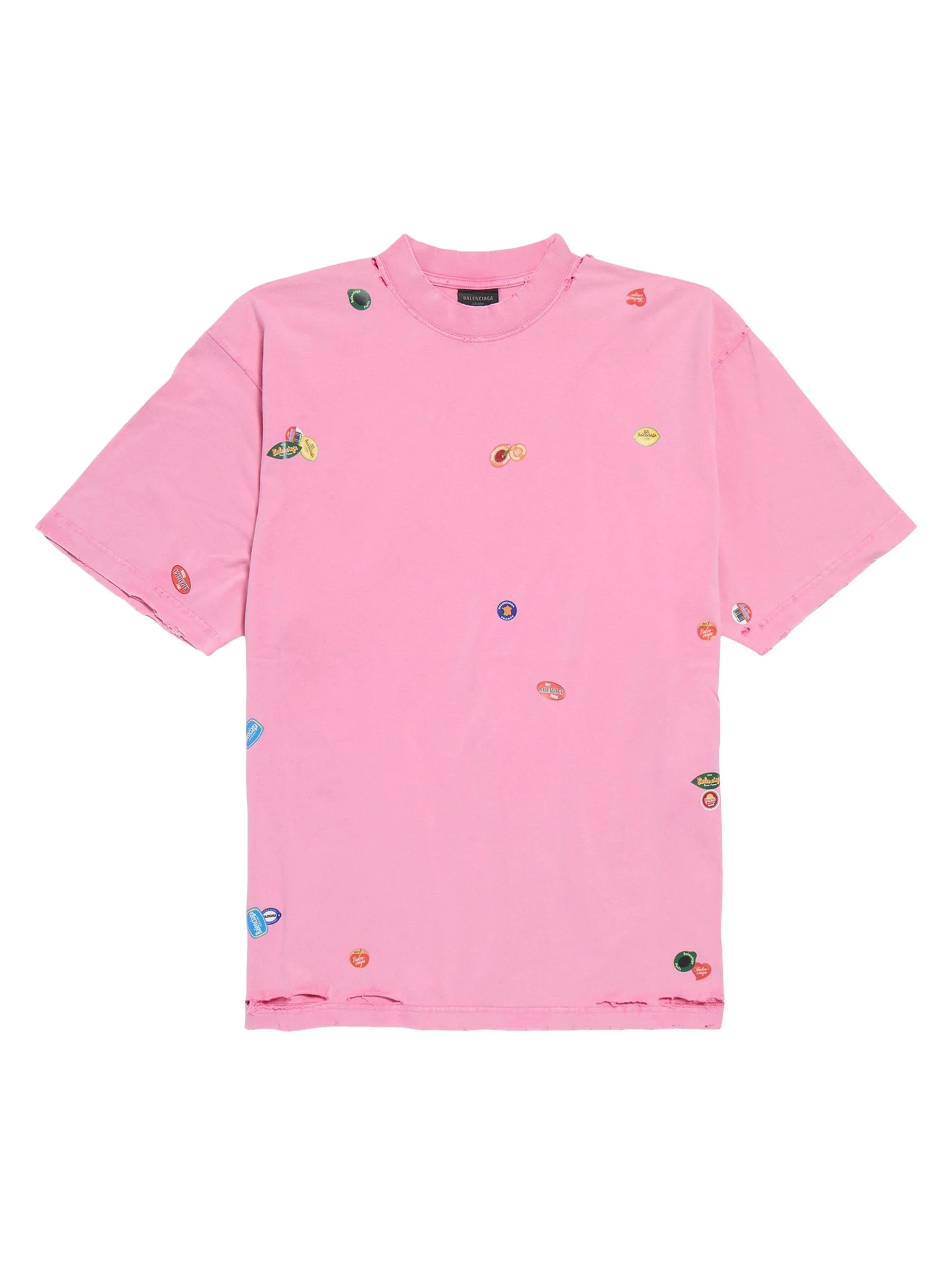 Women's Fruity Medium Fit T-Shirt - Faded Pink - 1