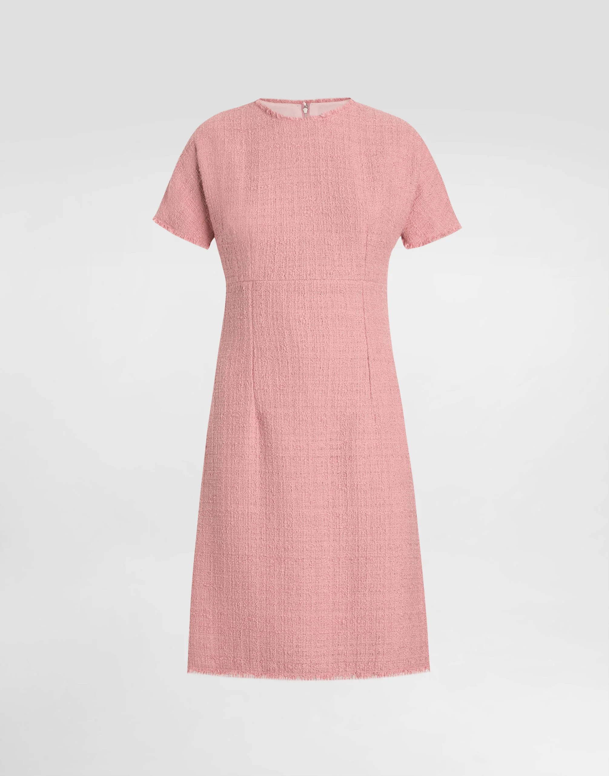 Raschel tweed midi dress with DG logo - 1