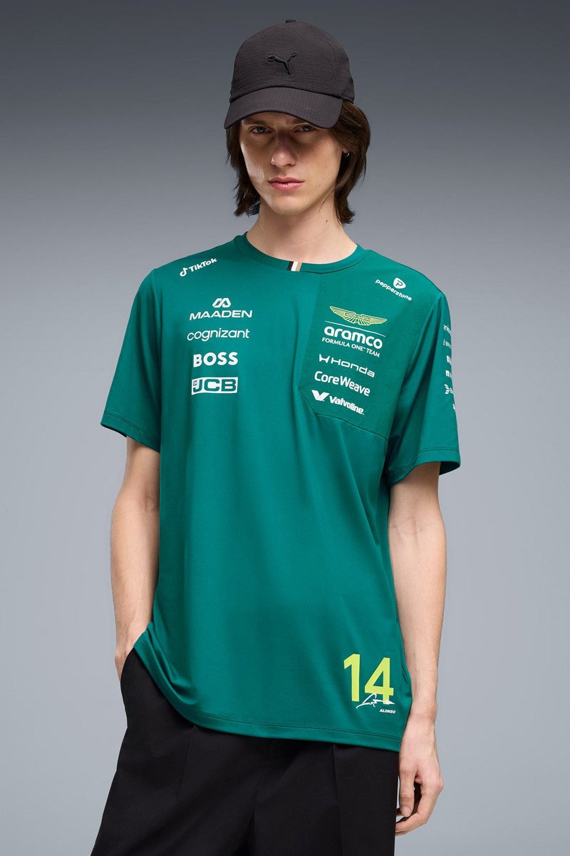 PUMA PUMA x ASTON MARTIN ARAMCO F1® TEAM Men's Replica Alonso Tee outlook