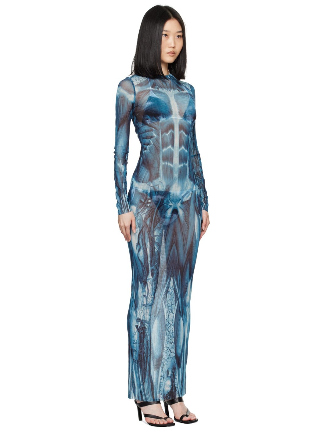 Blue 'The Écorché' Maxi Dress - 2