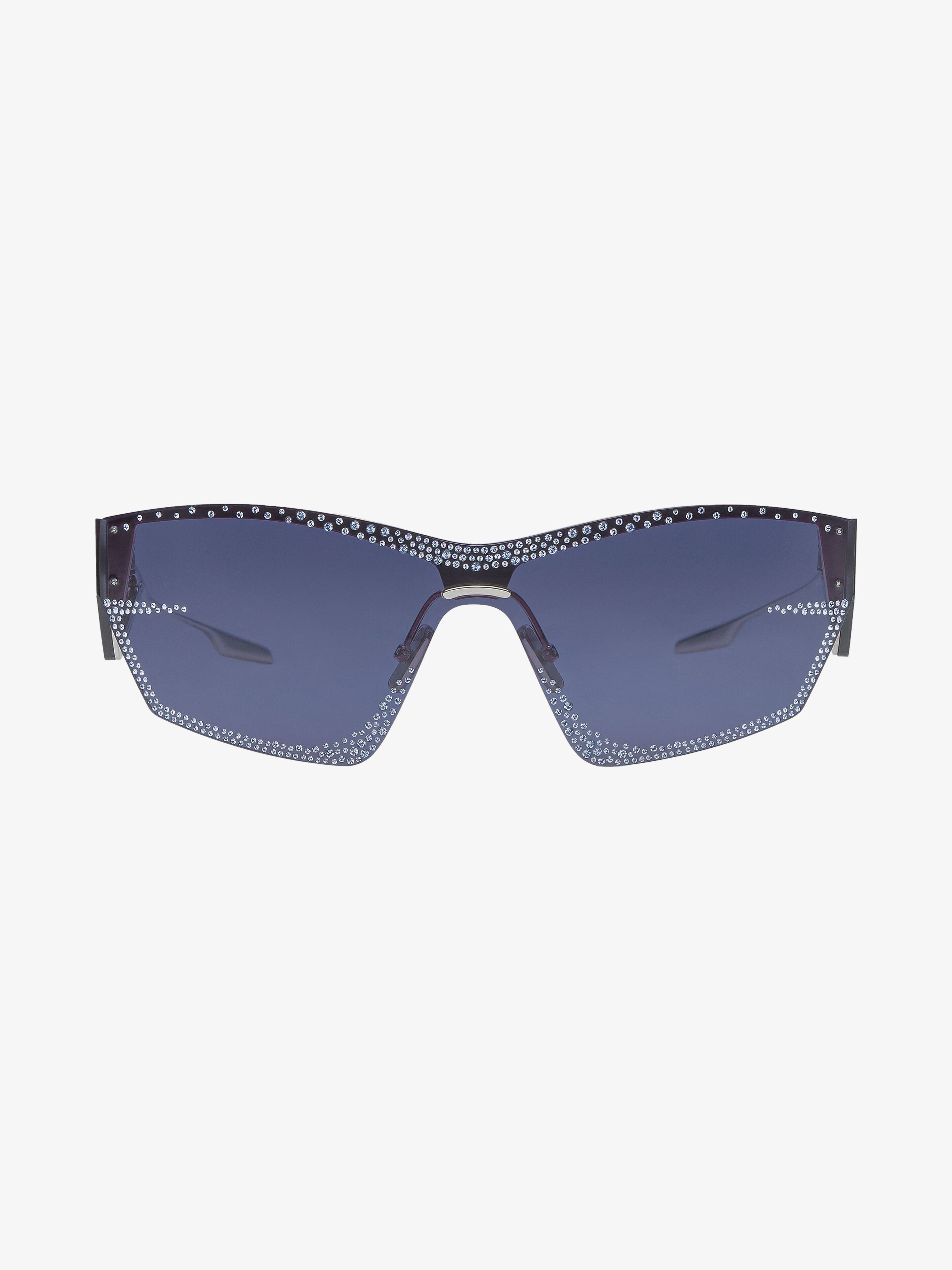 GIV CUT UNISEX SUNGLASSES IN METAL WITH CRYSTALS - 4