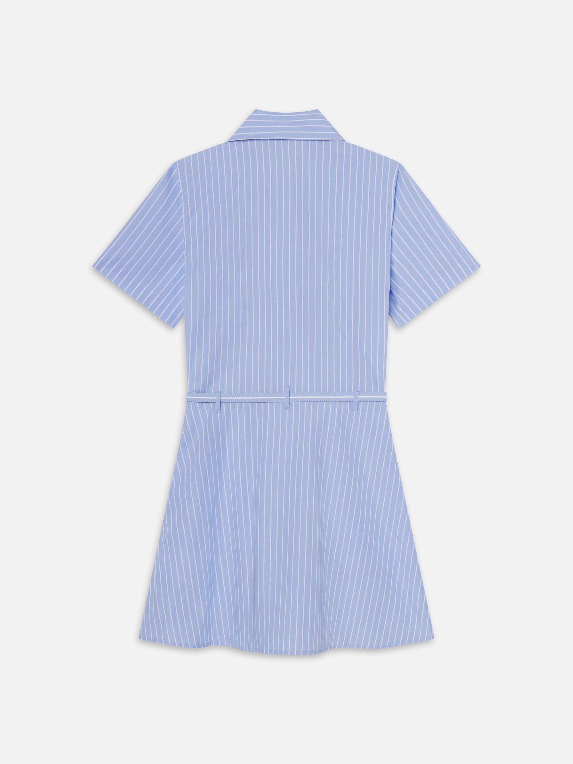 The Striped Safari Dress in Oxford Blue Multi - 4