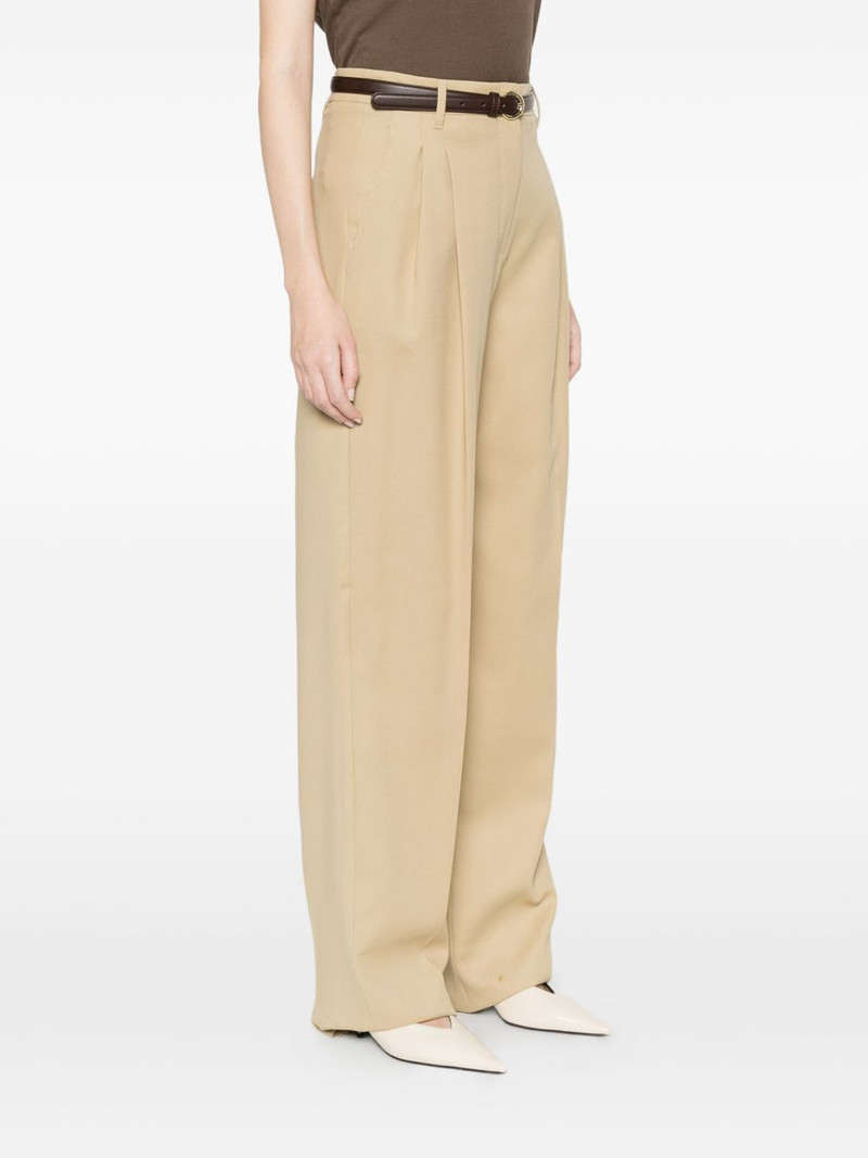 Divo pleated belt trousers 3