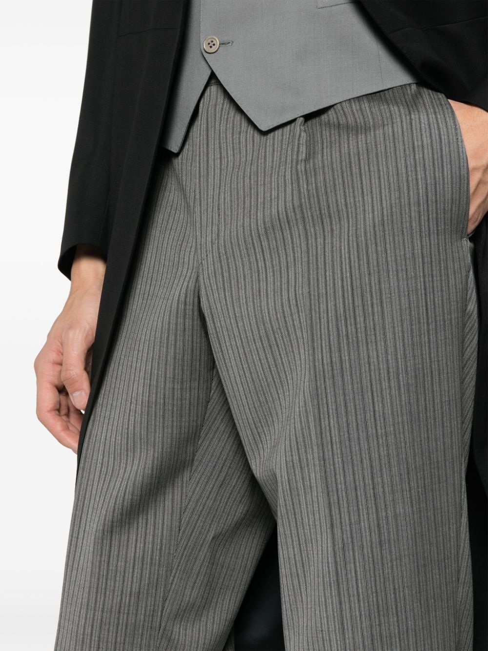 single-breasted wool suit - 7