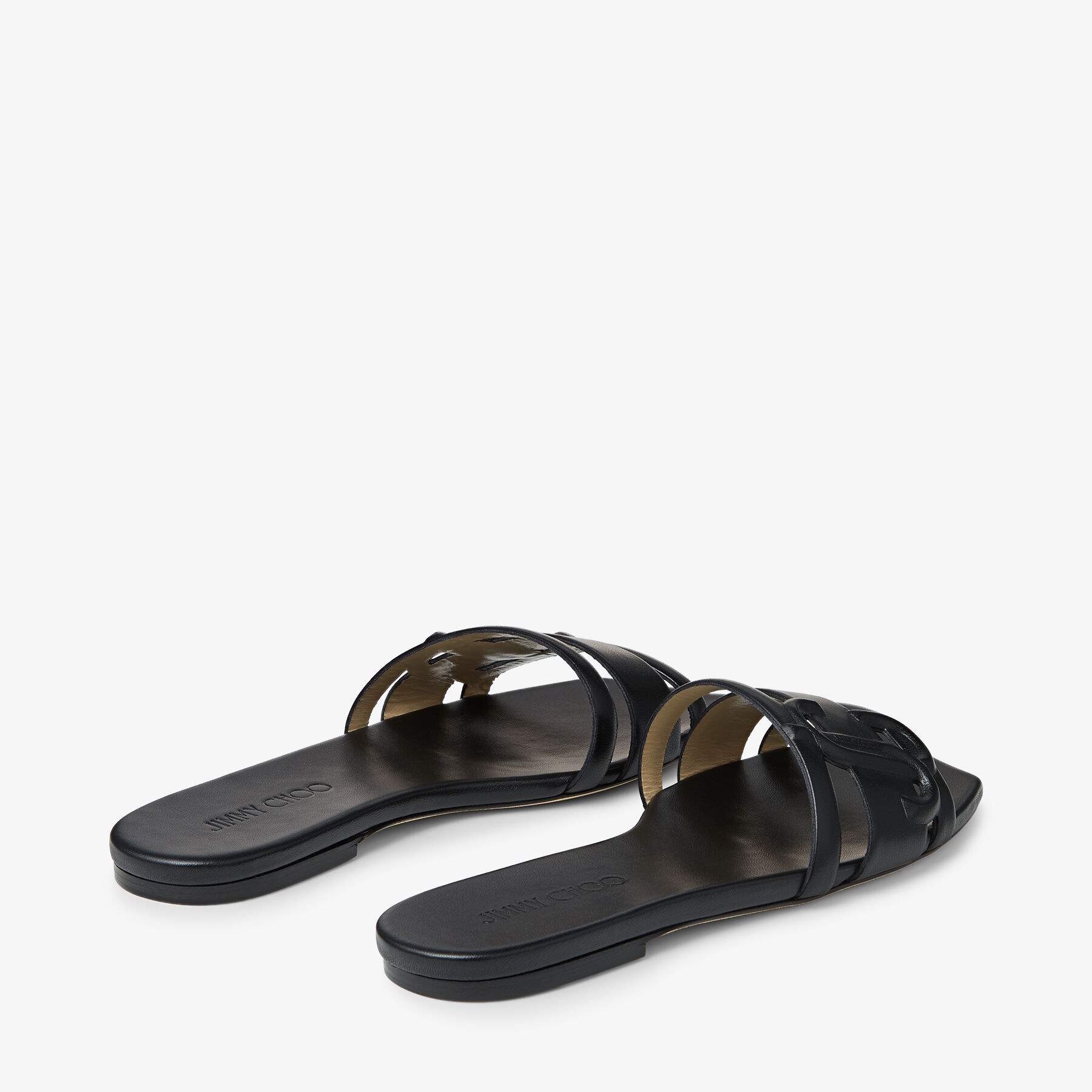 Laran Flat
Black Nappa Leather Flats with JC Monogram - 6