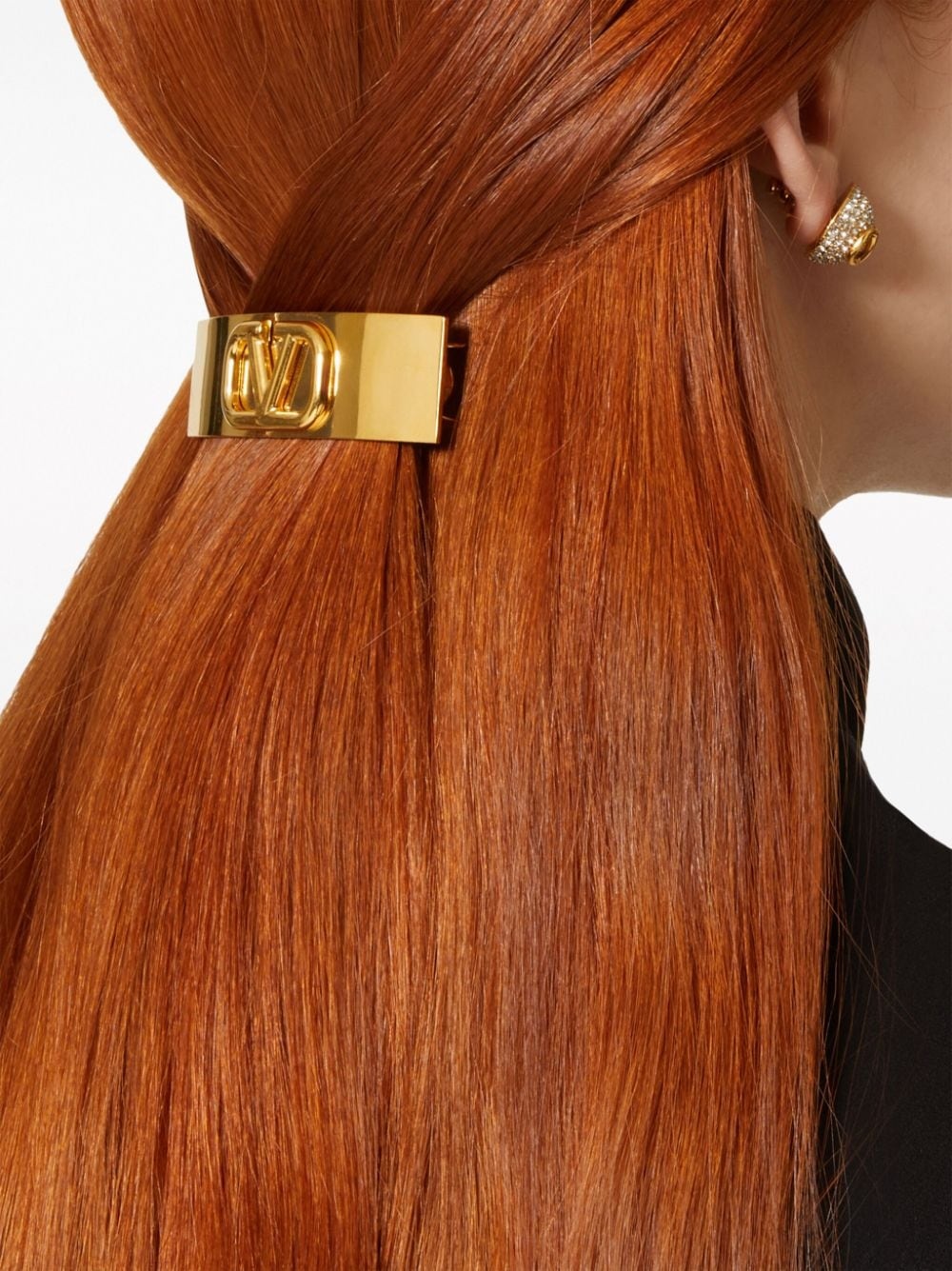 logo-embellished hair clip - 5