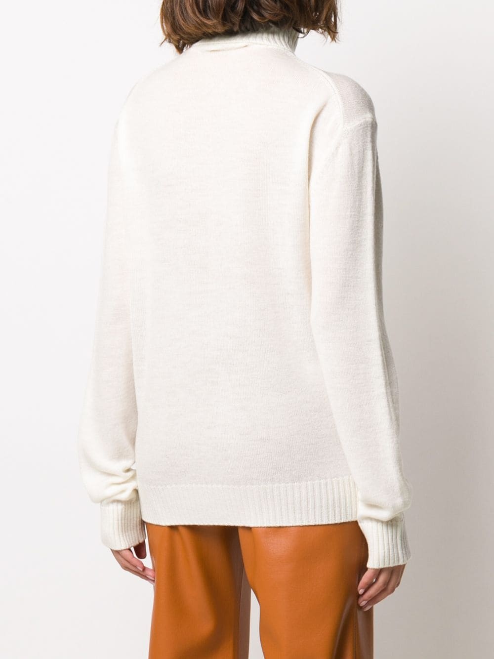 wool rollneck jumper - 4