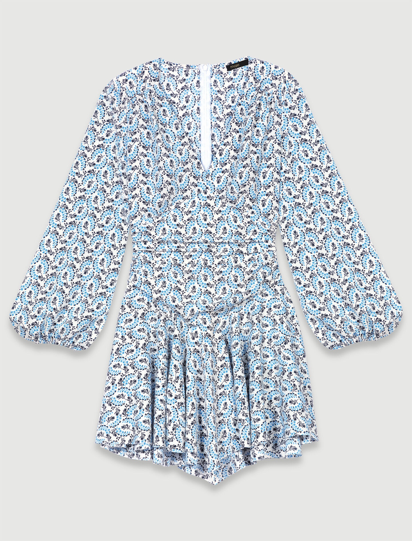 Short crepe dress - 1