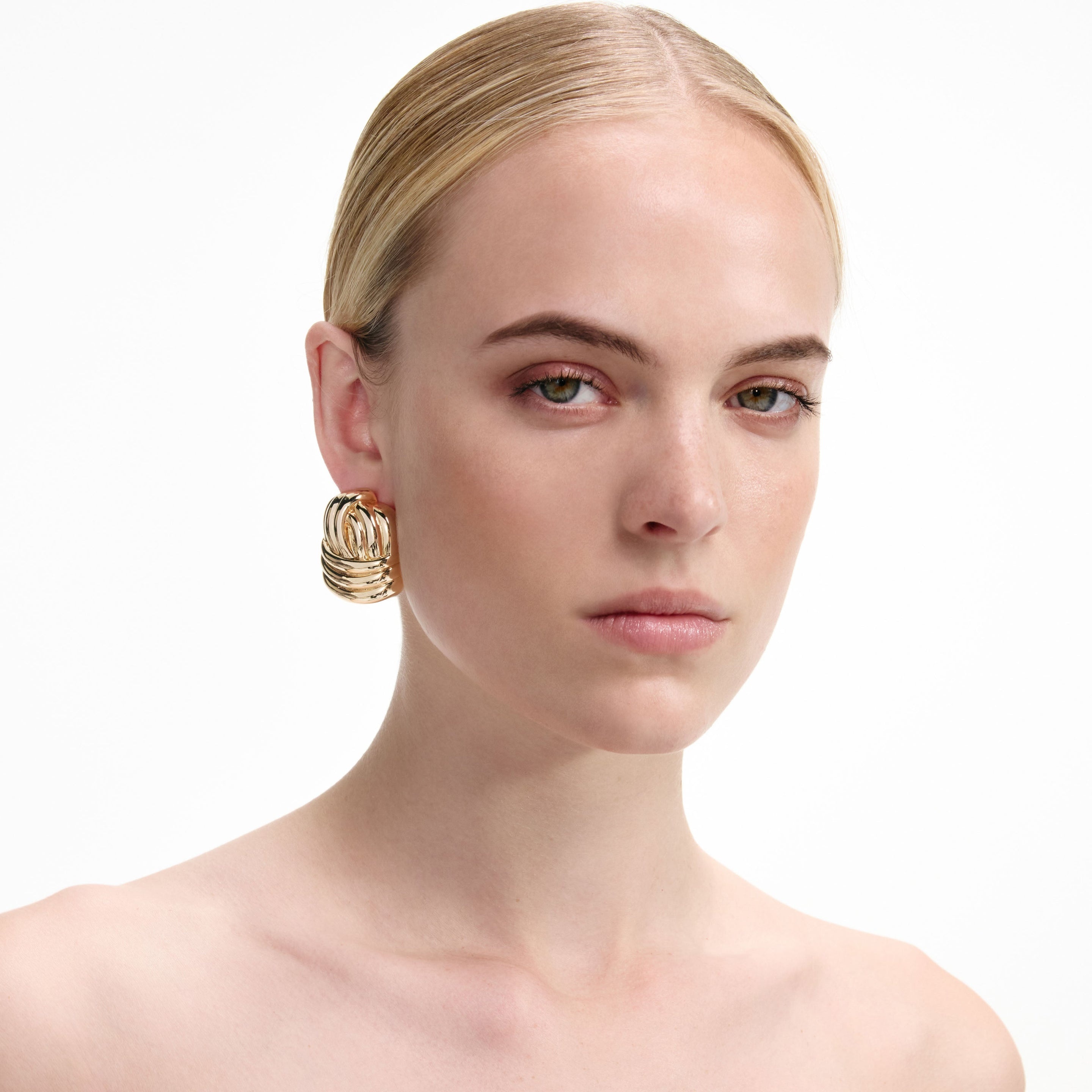 Gold Knot Earrings - 3