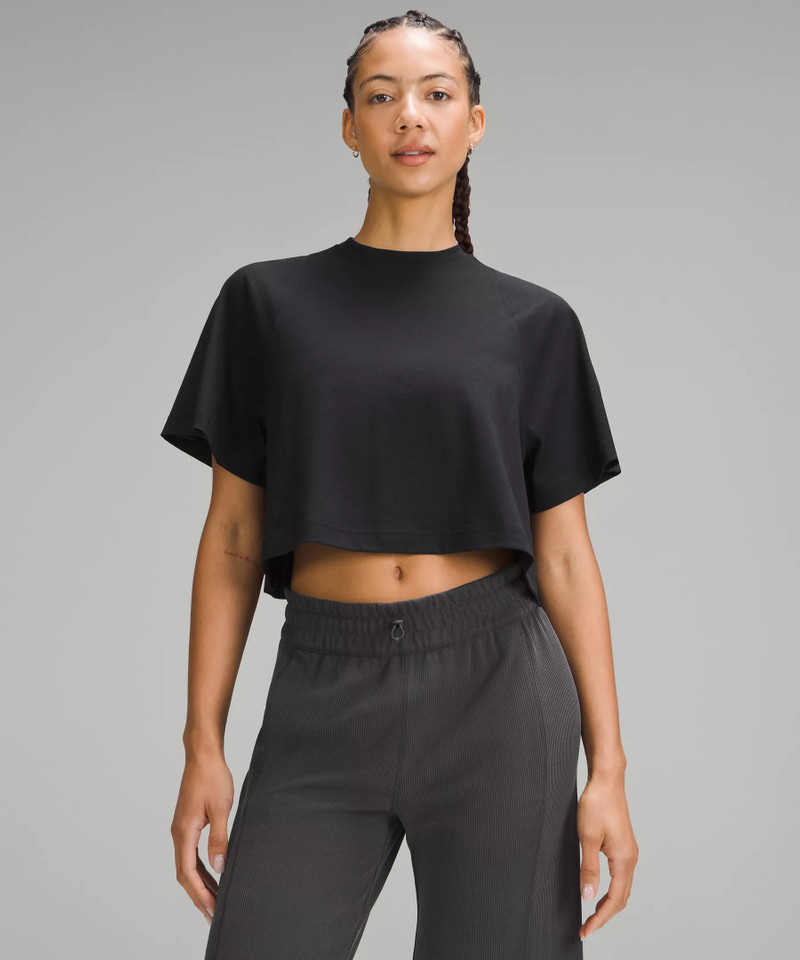 Sheer Crewneck T-Shirt 1