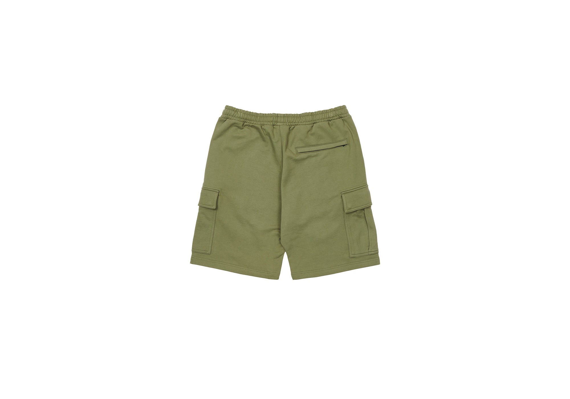 CARGO SWEAT SHORTS OLIVE - 2