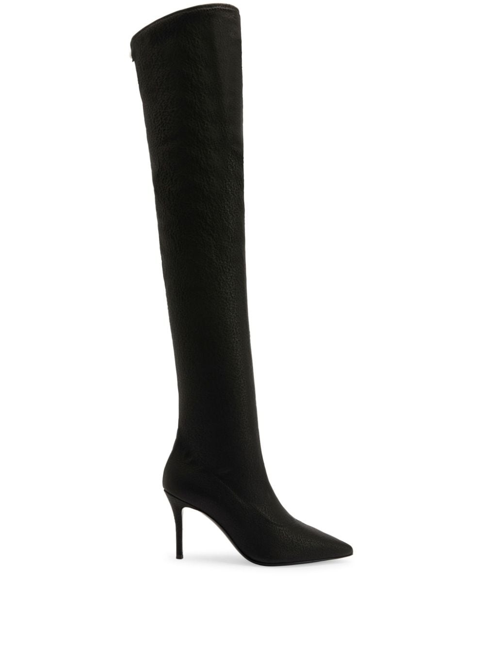 Makanzie leather thigh-high boots - 1