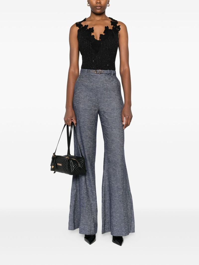 GIAMBATTISTA VALLI floral-motif embellished top outlook