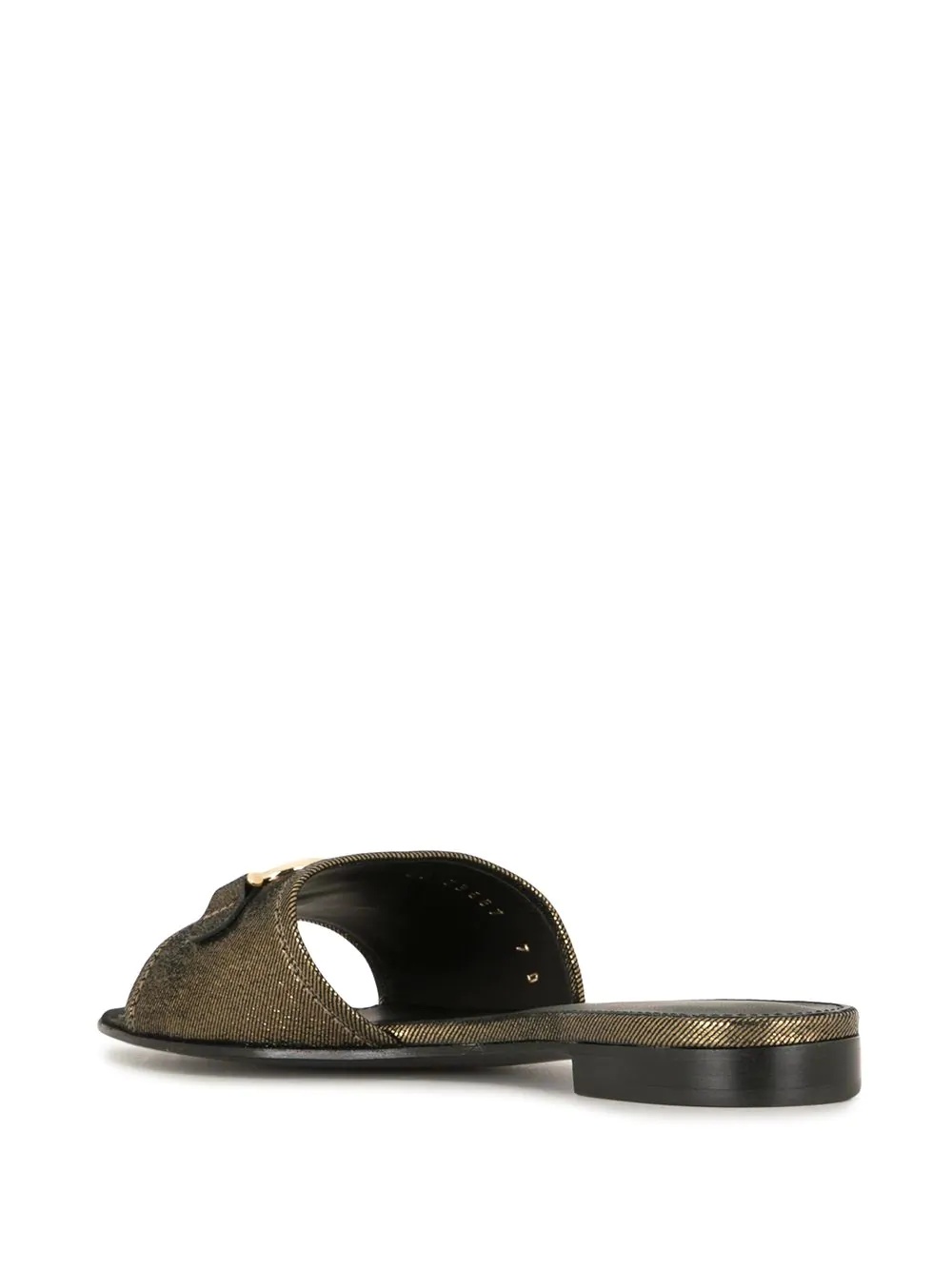 Gancini slide sandals - 3