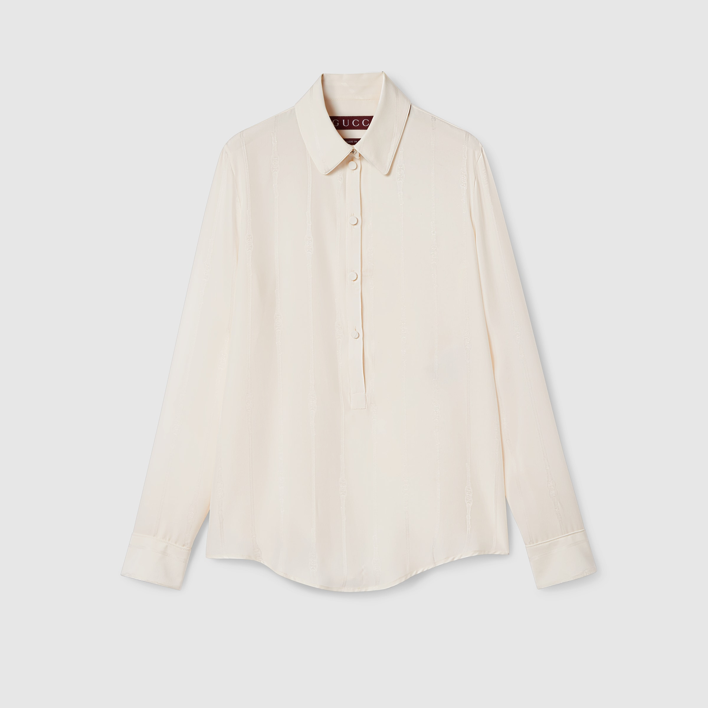 Silk jacquard shirt - 1