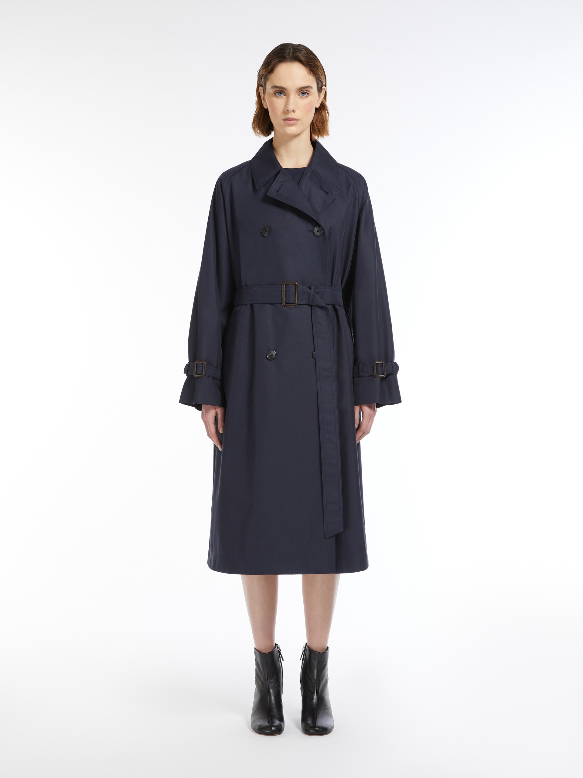 CANASTA Reversible trench coat in water-repellent gabardine - 3