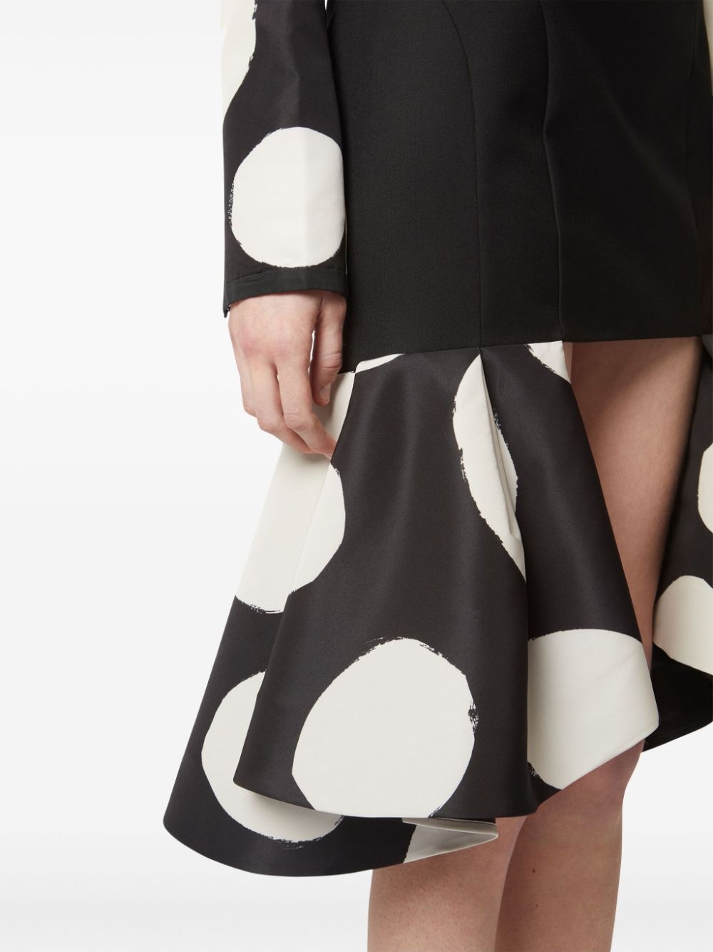 double-flounce midi skirt - 5