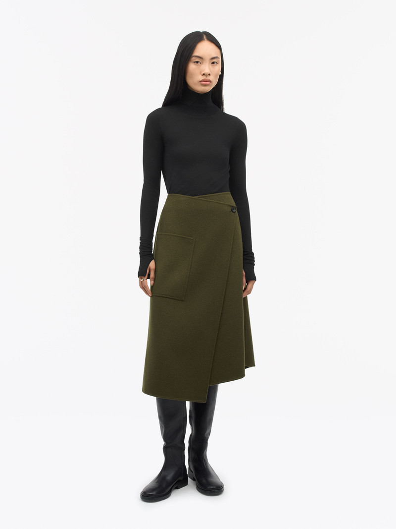 TIGER OF SWEDEN Liada Wrap Wool Skirt outlook