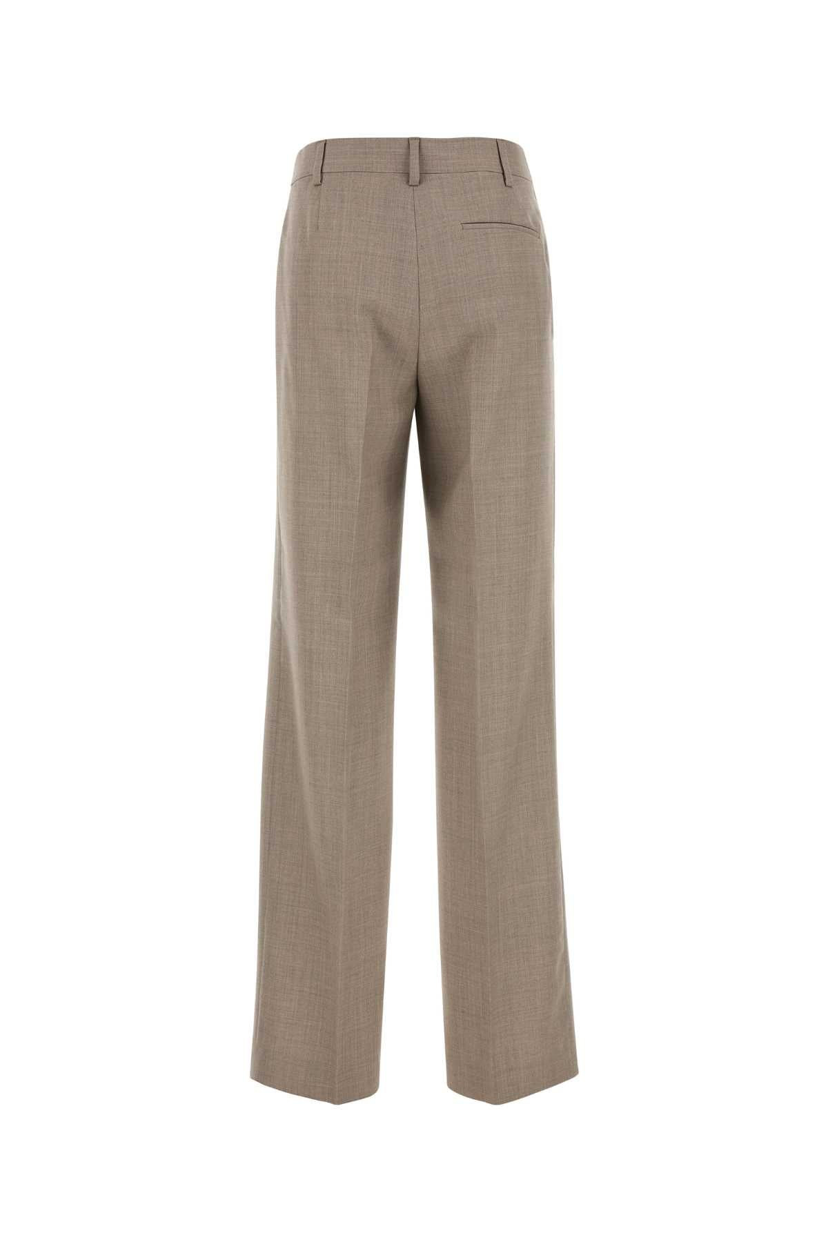 Moschino Women Cappuccino Wool Pant - 2