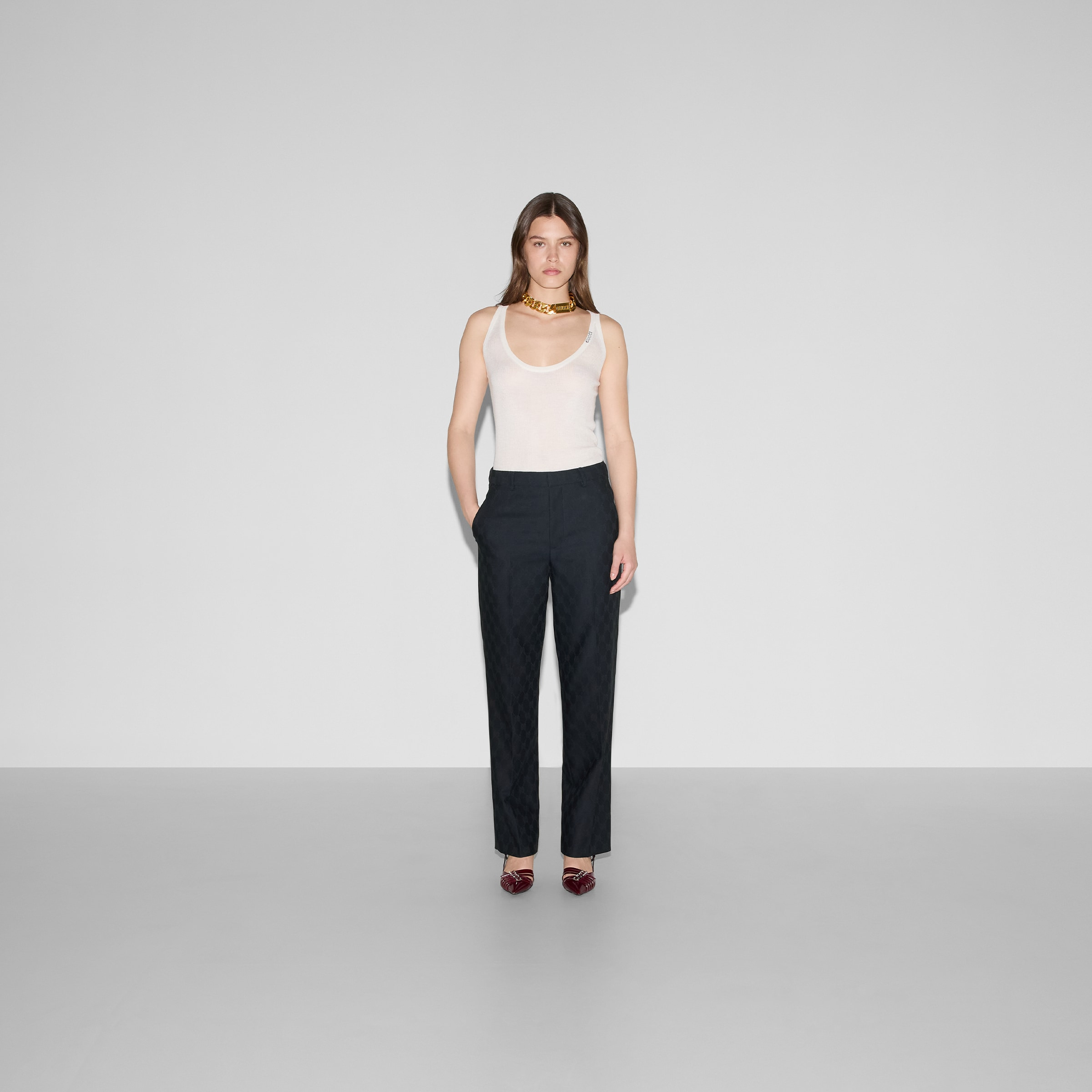 GG wool pant - 2