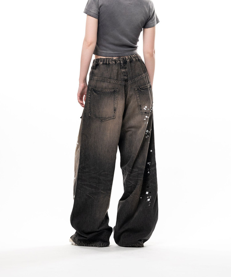 Embellished Denim Pants 5