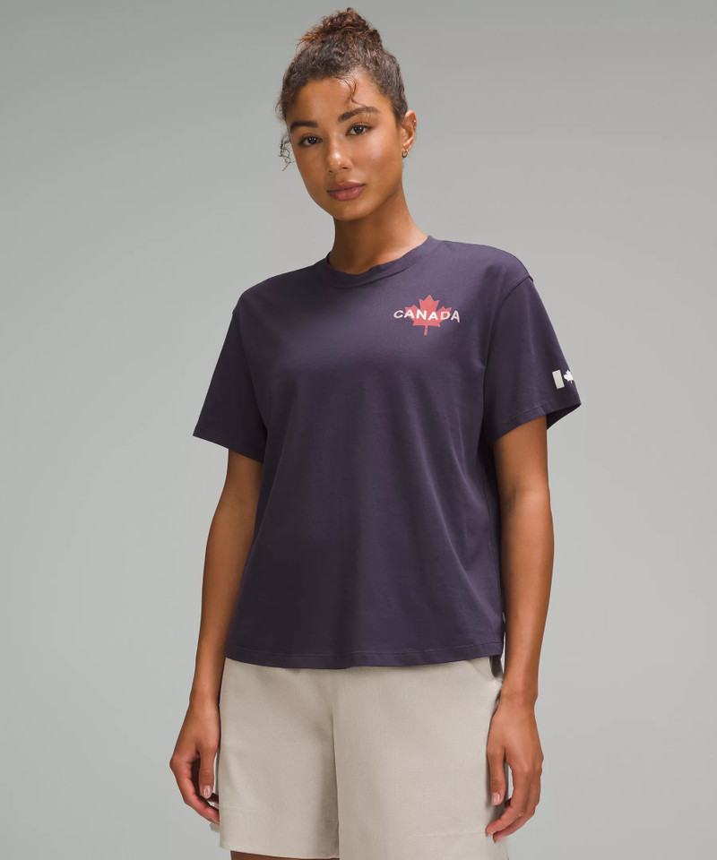 Team Canada Women's Cotton Jersey Graphic T-Shirt *CPC Logo 1