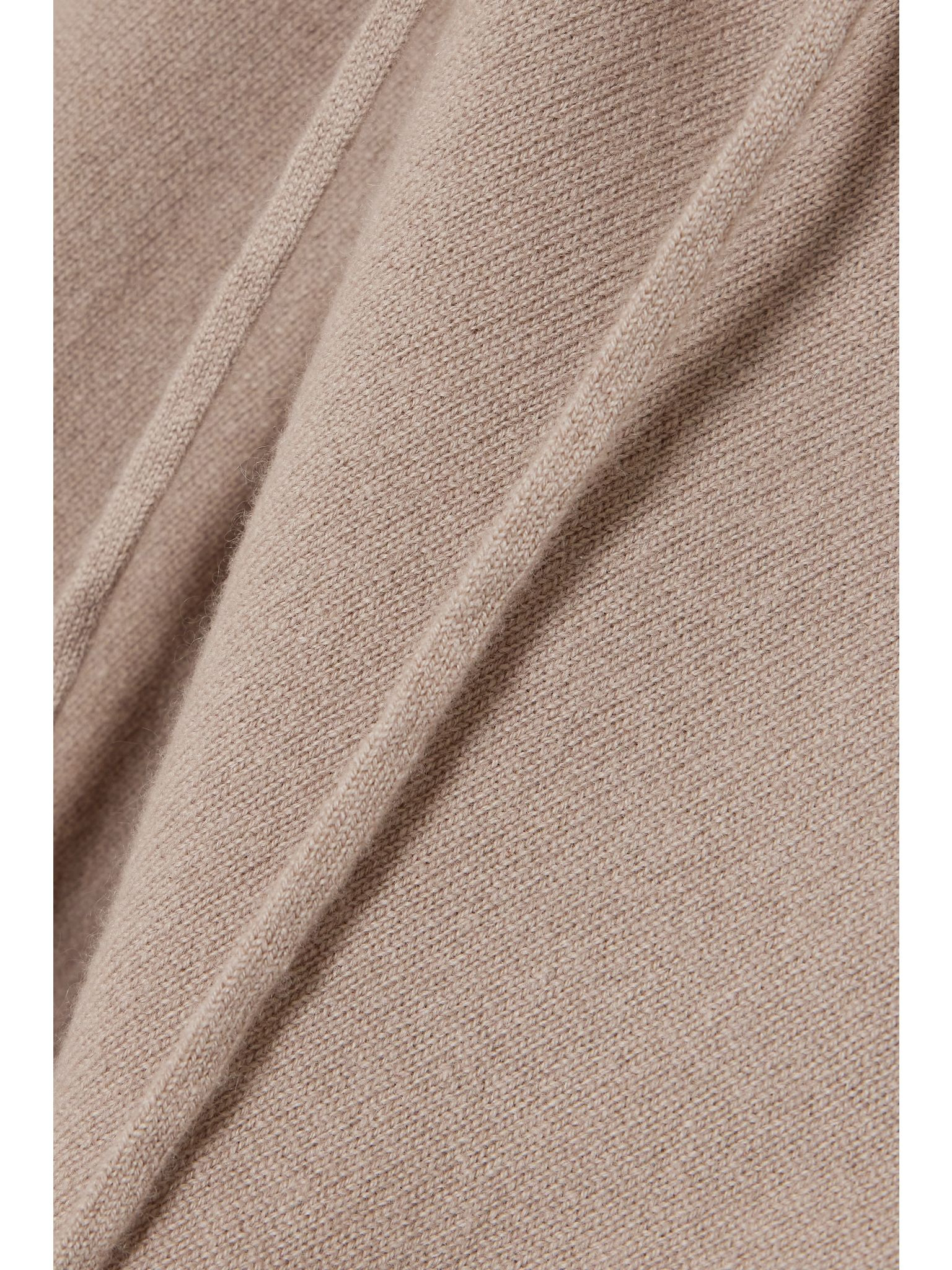 Cashmere hoodie and track pants set Beige - 4