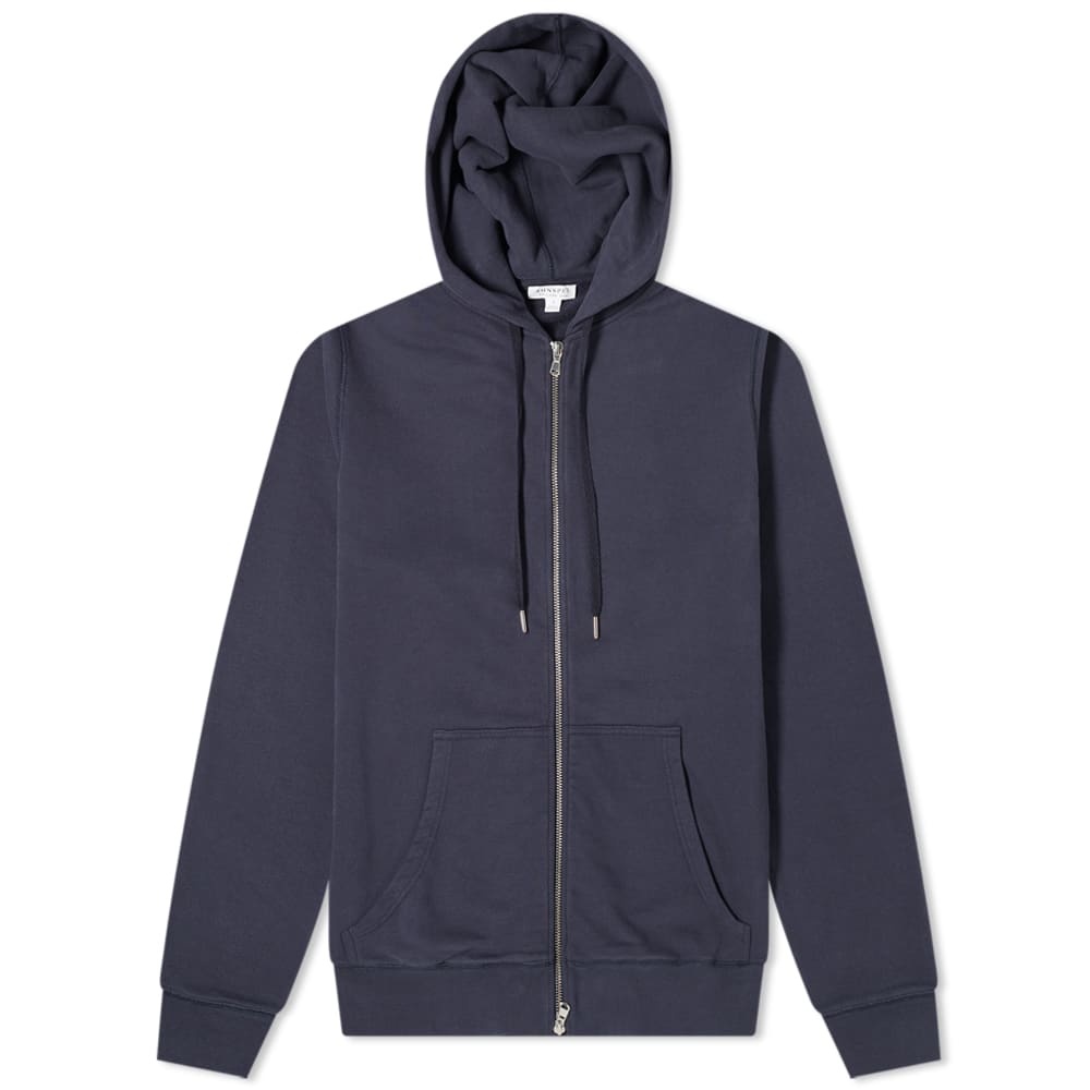 Sunspel Loopback Zip Hoody - 1