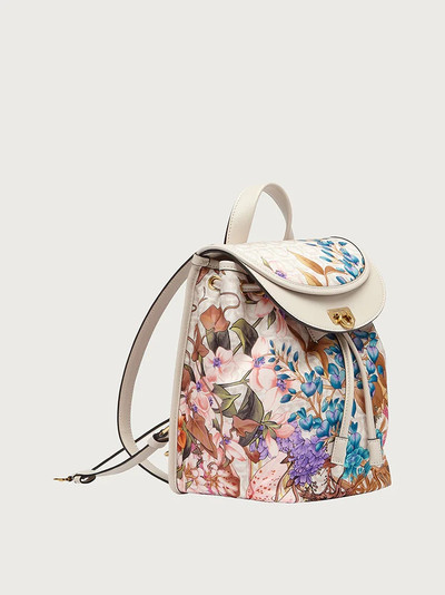 FERRAGAMO GIARDINO PRINT BACKPACK - ECONYL® NYLON outlook