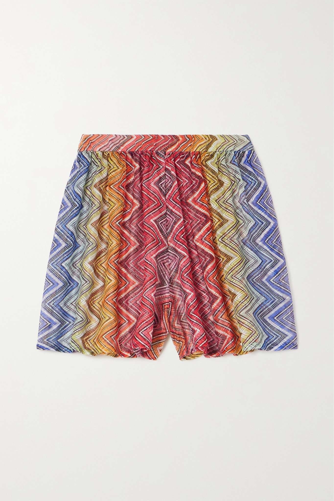 Crochet-knit shorts - 1