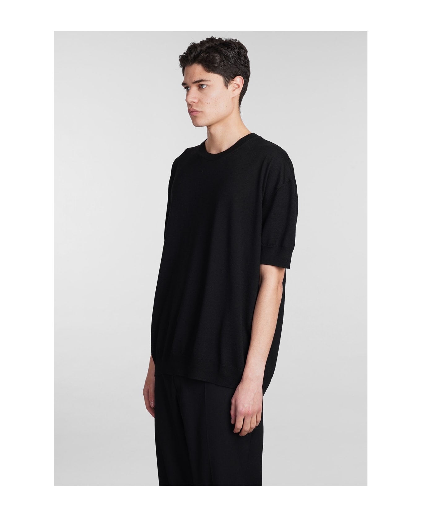 Knitwear In Black Wool - 4