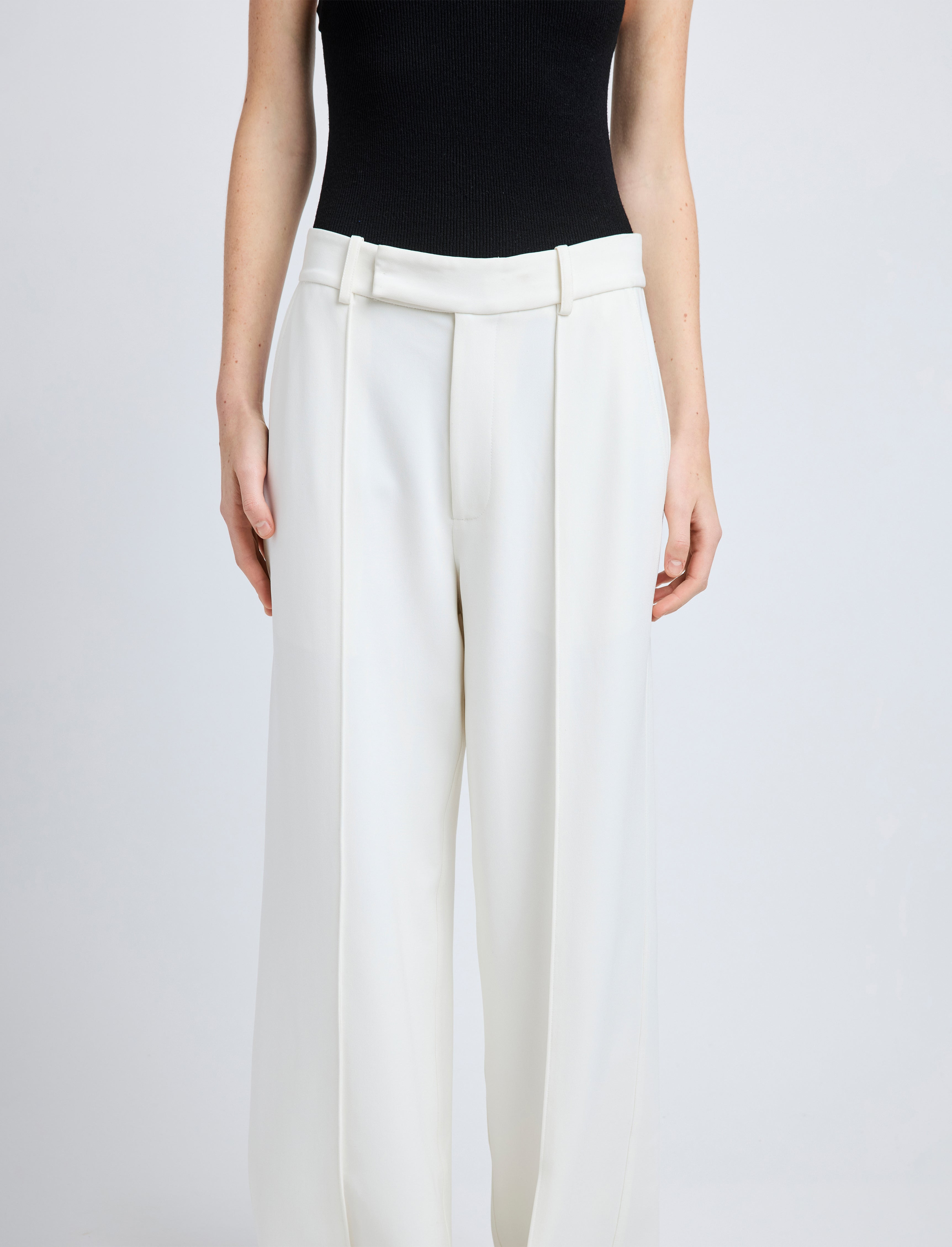 Weyes Pant in Matte Viscose Crepe - 5