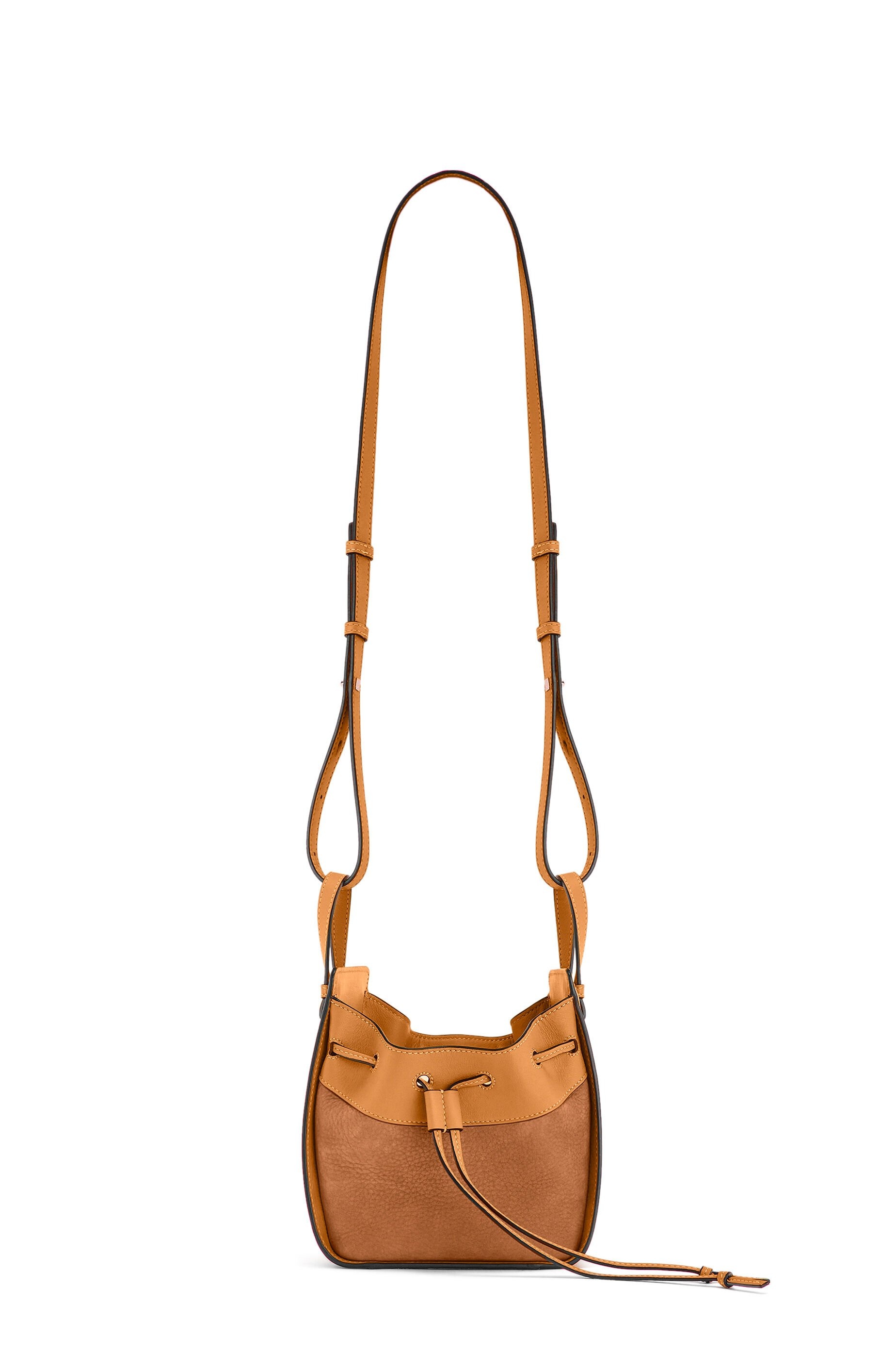 Mini Hammock Drawstring bag in nappa calfskin - 4