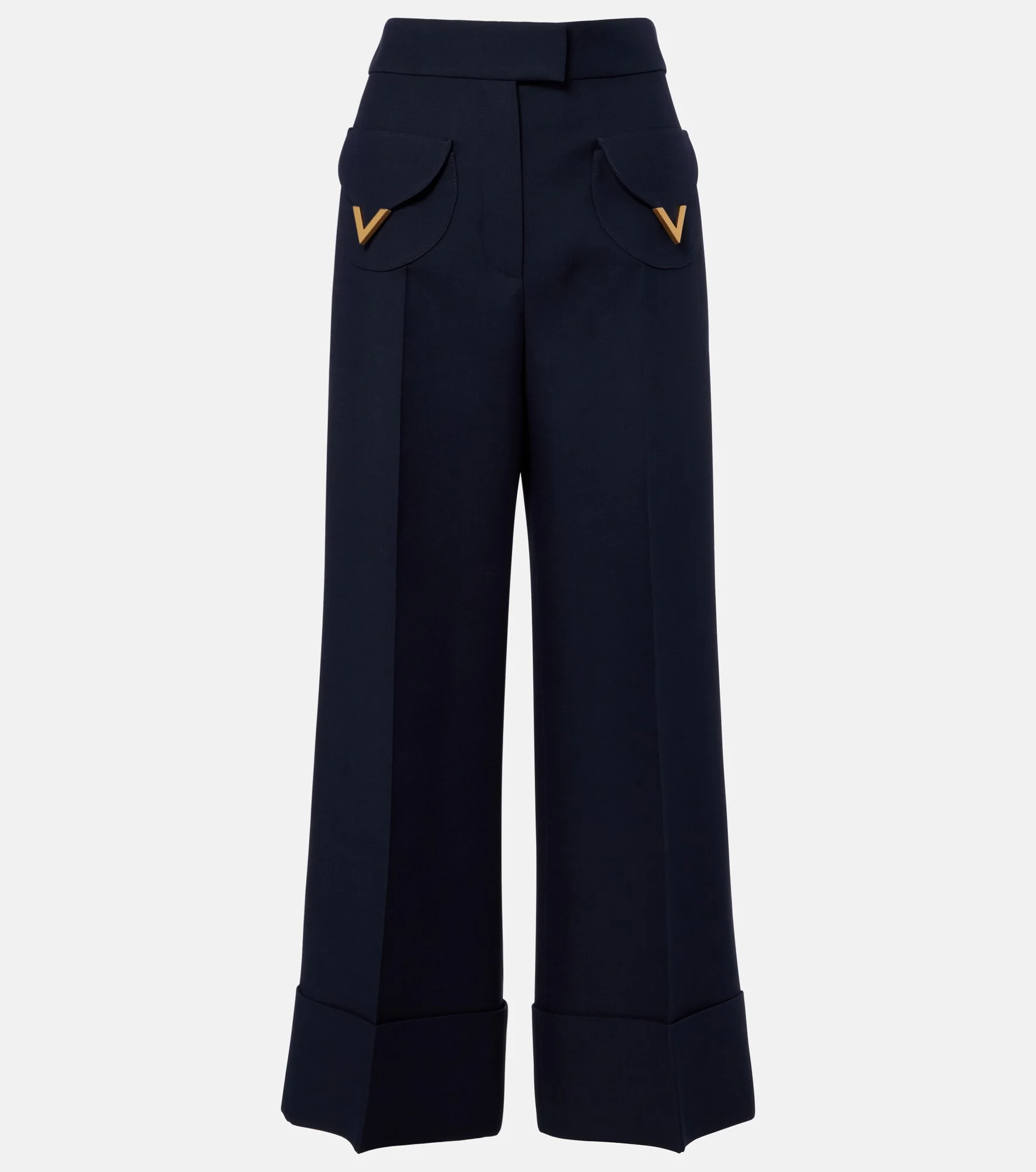 VGold Crepe Couture wide-leg pants - 1