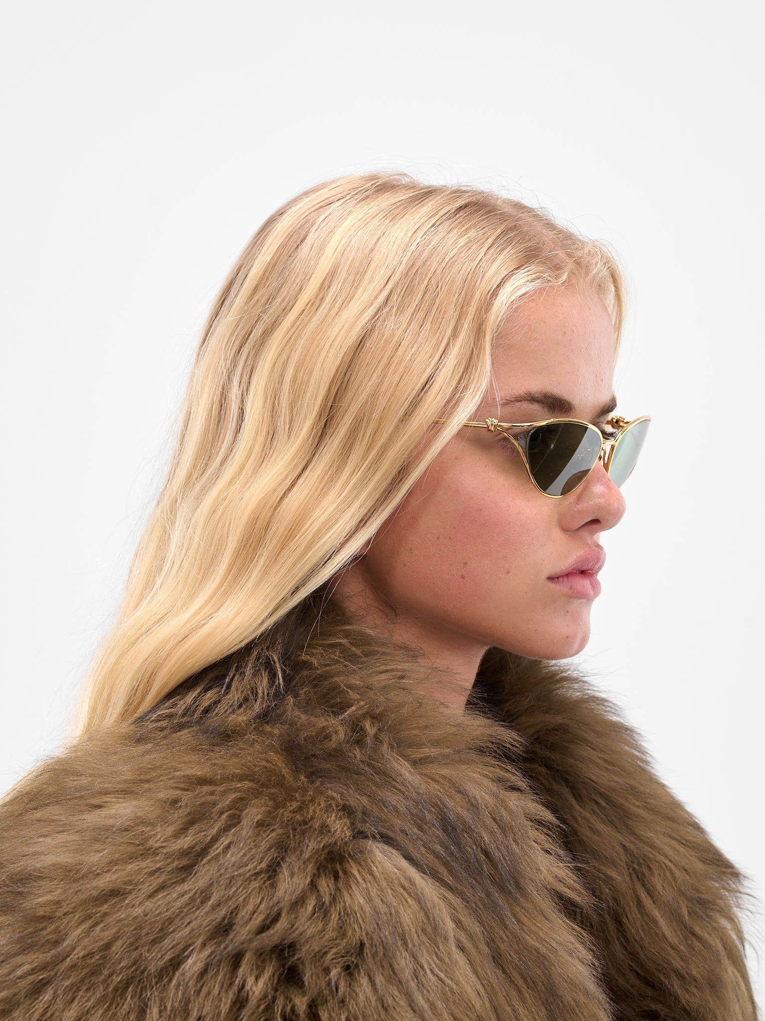 Gold Knot Cat Eye Sunglasses - 3