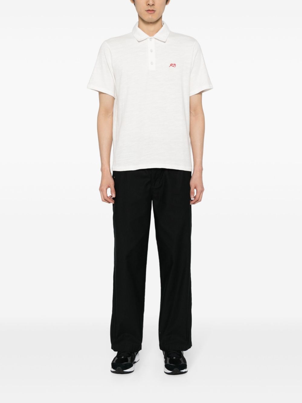 logo-embroidered polo shirt - 2