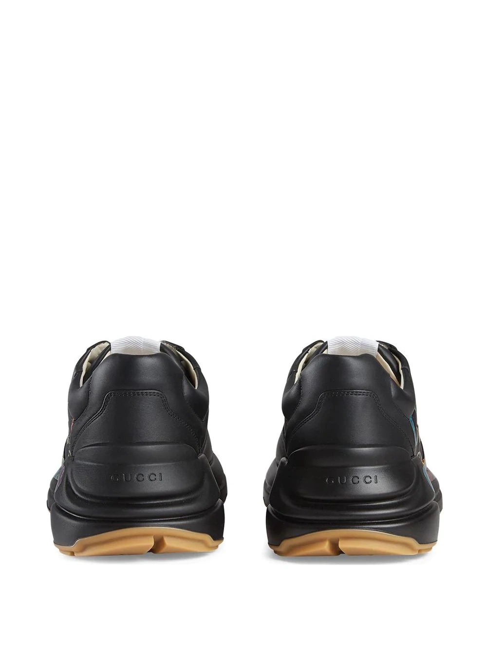 Rhyton leather sneaker with Gucci logo - 3