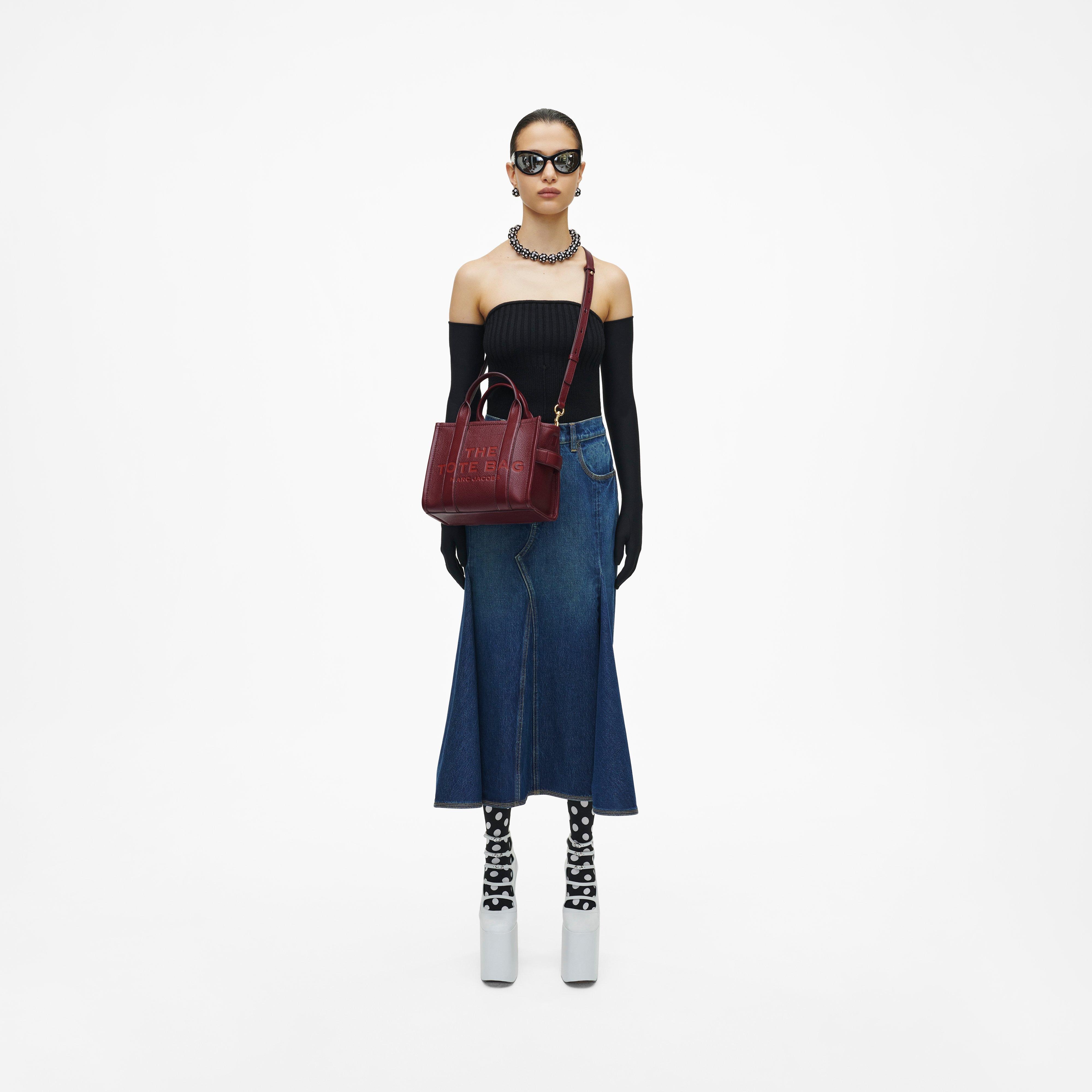 THE LEATHER SMALL TOTE BAG - 2