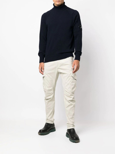 C.P. Company lens-embellished roll-neck jumper outlook