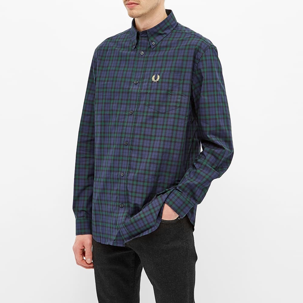 Fred Perry Authentic Button Down Winter Tartan Shirt - 5