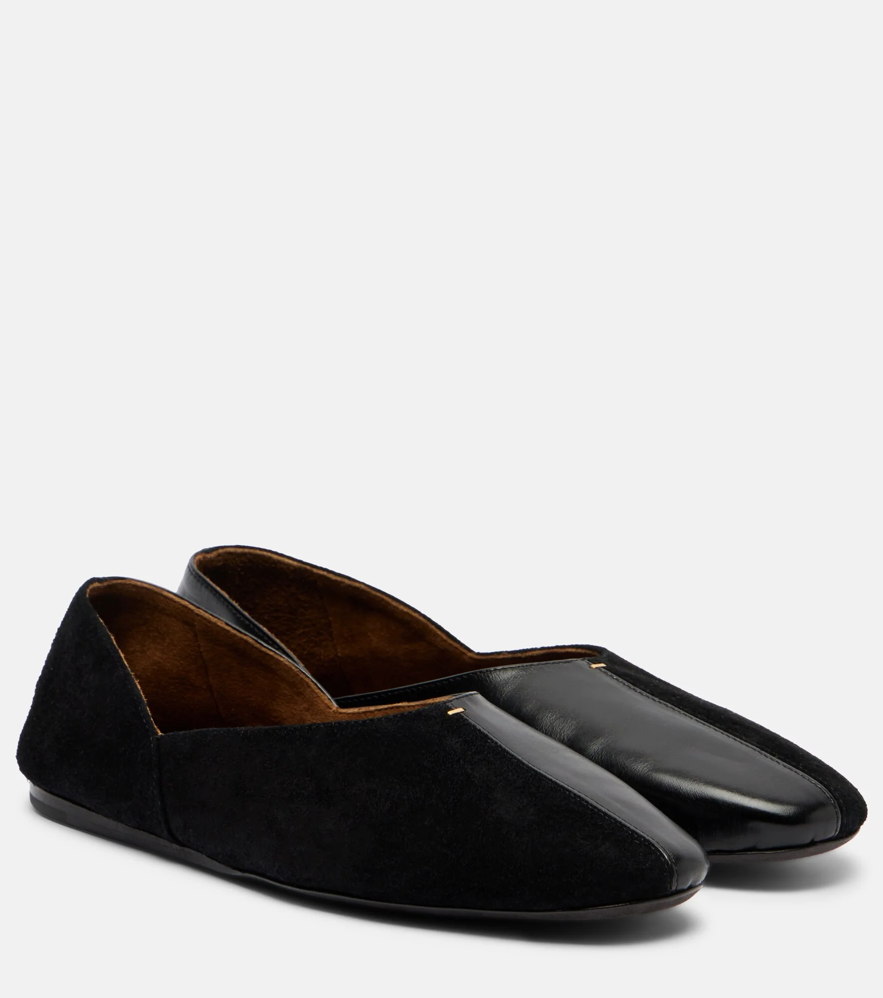 Jane leather ballet flats - 1
