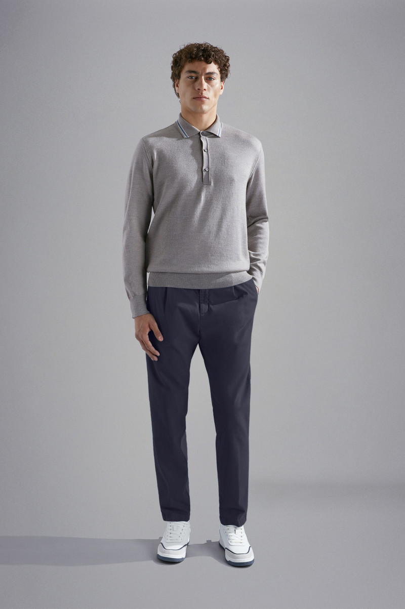 Paul & Shark SOFT TOUCH TWILL DRAWSTRING TROUSERS outlook