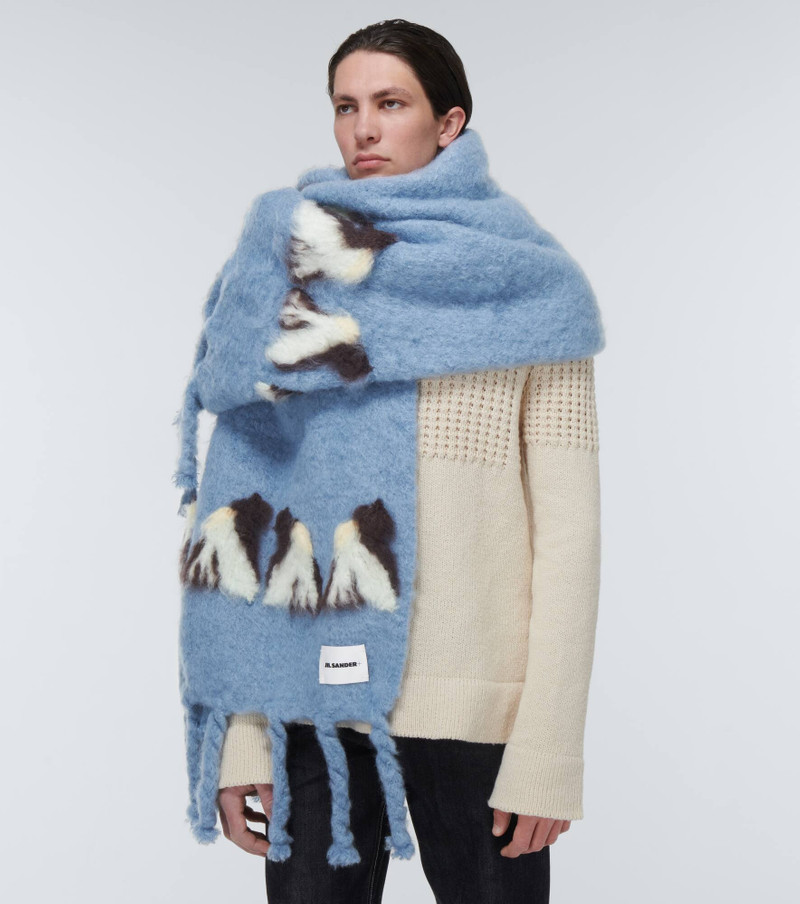 Jil Sander Mohair and wool-blend scarf outlook